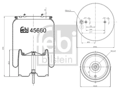 FEBI BILSTEIN 45660 Havalı Suspansıyon Korugu                                               1543691