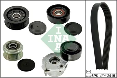 INA 529 0055 10 V Kayıs Setı A4 A5 A6 A7 Q5 11>18 Porsche Macan 14>18 3.0tdı Mct.Bb Clab Cduc Ckvb Ckvc 6E903137J 95810236151