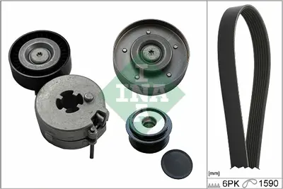 INA 529 0181 10 V Kayıs Setı A4 08>15 A5 08>17 Q5 09>17 Exeo 10>13 1.8 2.0tfsı Cdnc Cdnb Caeb Cjeb Cabd 6K903219 6L903219C