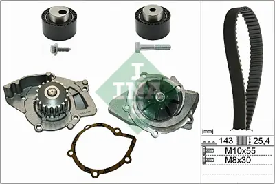 INA 530 0368 30 Trıger Set+su Pompası (Devırdaım) Boxer Iı Jumper Iı Dw12uted (2,2hdı 8v) / (03 06) C5 Iı P407 P508  9675996680