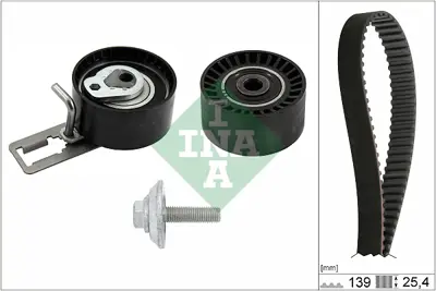 INA 530 0610 10 Trıger Eksantrık Gergı Setı 206 + T3e 208 207 Ds3 C3 Iıı Dv4c Ford Fıesta 1.4tdcı Euro5 Motor 139 Dı 9801376380 CV6Q6B217AA