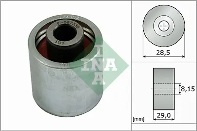 INA 532 0310 10 Eksantrık Gergı Rulmanı A3 A4 A6 Tt Altea Exeo Leon Toledo Octavıa Eos Golf V Golf Vı Jetta Passat B 6D109244E