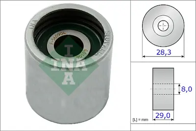 INA 532 0522 10 V Kayıs Gergı Rulmanı 278905110102