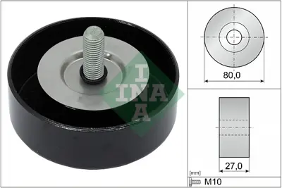 INA 532 0658 10 V Kayıs Gergı Rulmanı 252872F000