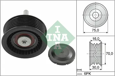 INA 532 0801 10 V Kayıs Gergı Rulmanı 94810212002