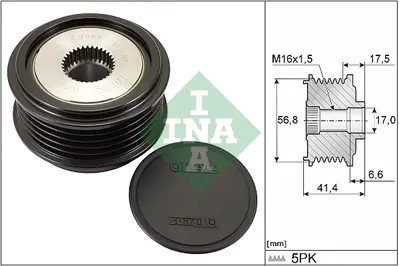INA 535 0071 30 Alternator Gergı Rulmanı Vectra C Sıgnum 2,0 2,2 16v 02> 6204270 93190828