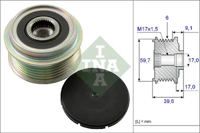 INA 535 0133 10 Alternator Rulmanı Proton Gen 2 2004-2010 