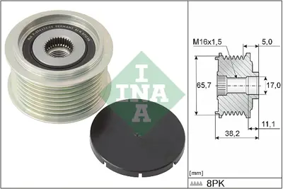 INA 535 0274 10 Alternator Rulmanı Man Tga 04> Tgs 07> Tgx 07> 
