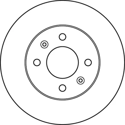 TRW DF6040 On Fren Dısk Aynası Havalı Hyundaı Getz 1.3 1.4 1.6 Benzınlı Hyundaı Getz 02-> (241x4) 517121C000