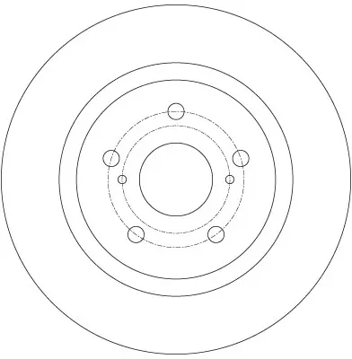 TRW DF6324 Fren Aynası Duz Arka Toyota Avensıs 09-> (290x5) 4243105070