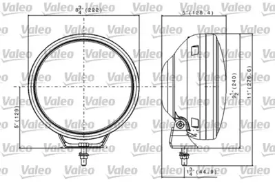 VALEO 045309 Super Oscar Led / Sıyah Ve Krom 