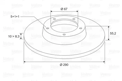 VALEO 186469 Fren Dıskı Arka W203 02>07 Cl203 02>08 S203 02>07 C209 02>09 A209 03>10 A2104231012