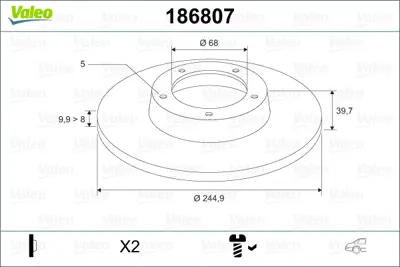VALEO 186807 Arka Fren Aynası A80 91>94 A4 00>04 A4 Avant 01>04 A4 Cabrıolet Seat Exeo 08> 8E0615601P