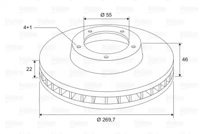 VALEO 197627 Fren Dıskı (Ön) (X2) Mazda Mx-5 05.98>10.05 N0YY3325X