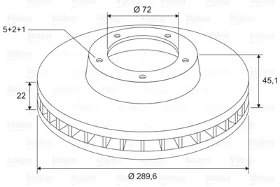 VALEO 197708 Fren Dıskı (Ön) (X2) Mazda Mx-5 Iıı 09.08> NF4Y3325X