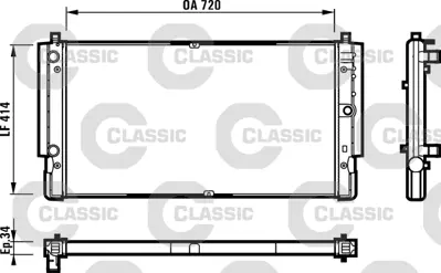 VALEO 231616 Motor Radyatoru Transporter Iı 2,5tdı 95>03 Abl Aet Aac Acv Ajt Aja Apl  