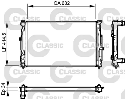 VALEO 232361 Motor Radyator A4 A6 Passat (Adp Ahl Ana Arm) 