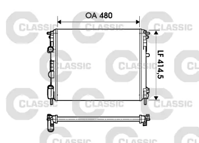 VALEO 232621 Motor Radyatoru Kangoo Clıo Iı 98> 1,5dcı Logan 1,6 K4m (732621) 