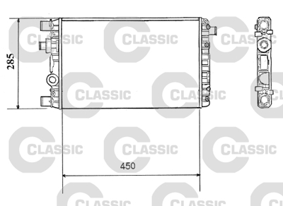 VALEO 232789 Classıc Radyator Fıat Seıcento (Classıc 732789) 