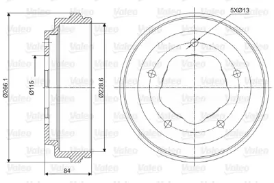 VALEO 237038 Fren Kampanası Ford Transıt 6167629