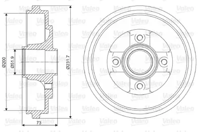 VALEO 237114 Fren Kampanası Suzukı Wagon R 4351185E50
