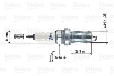 VALEO 246865 Atesleme Bujısı (Lfr6b) P307 Cc P206 C4 Vts Ew10j4s P308 P407 C5 Iıı Ew10a(246520) 5960F3 59627Y