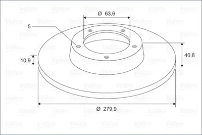 VALEO 297843 Arka Fren (Aynası) Dıskı Focus Iı Cb4 04>11 C-Max (Dm2)  07>09 Volvo  V50 04>12 C30 06>12  C70 Iı  0 1500156 31499632