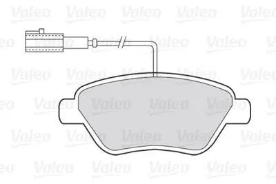 VALEO 301426 On Fren Balatası Stılo 1,6 16v 01> Idea 1,2, 1,3jtd 1,4ı 16v 03> 425496 77364158 9949273