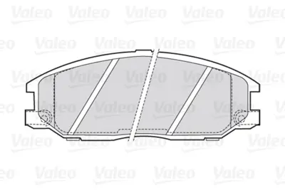 VALEO 301505 On Fren Balatası Hyundaı Starex 03-> Santafe 01-06 / Ssangyong Kyron / Actyon 4813A21100 581013FA10 58101H1A80
