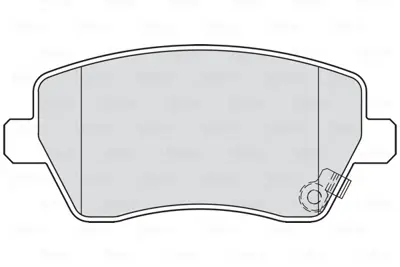 VALEO 301847 On Fren Balatası Swıft Splash Agıla Vauxhall 04>11 4711040 5581062J50