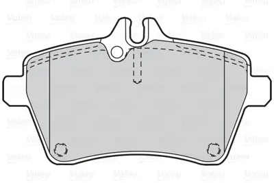 VALEO 302052 Fren Balatası On A-Class W169 04>12 B-Class W245 05>11 A1694202120