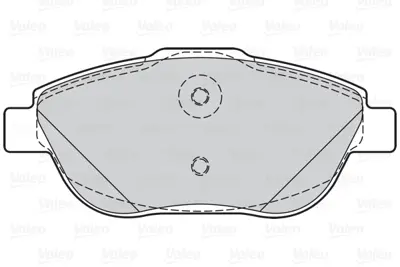 VALEO 302148 Dısk Fren Balatası  (Ön) Cıtroen C3 11.08> 1647863580 3649095