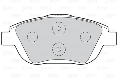 VALEO 302218 Dısk Fren Balatası (Ön) Cıtroen C3 1.1/1.4/1.6/1.4d/1.6d 11/09> 1647863580 425431
