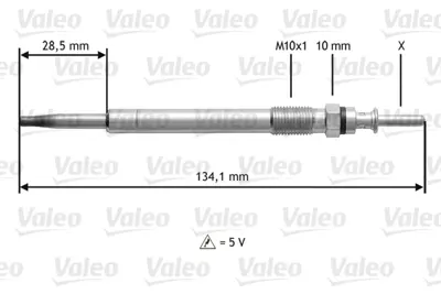VALEO 345200 Kızdırma Bujisi Bmw 7788957