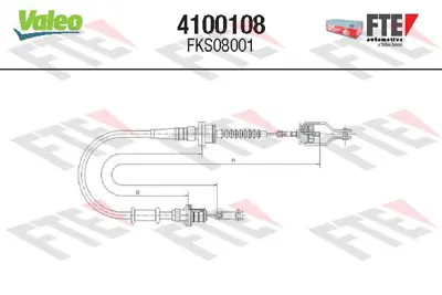 VALEO 4100108 Aksesuar Binek 307705F200