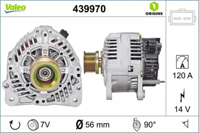 VALEO 439970 Alternator 21903025B