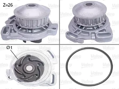 VALEO 506190 Devırdaım Passat 81>88 A100/200 80>91 A80/90 79>92 2.0 2.3 Js Hp Hy Kv Jl 35121005E