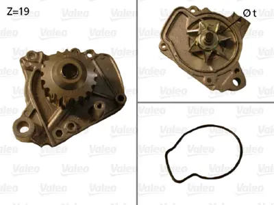VALEO 506679 Su Pompası Honda Logo Ga 1.3 Ga3 19200P7A003