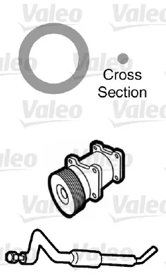 VALEO 509754 Conta Seat X20 7M08207498