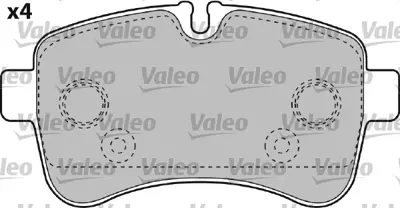 VALEO 541735 Arka Fren Balatası (Tk) Daıly 35c / 40c / 45c / 50c 2006 305c15 42555917