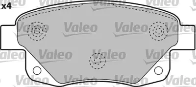 VALEO 541736 Arka Fren Balatası (Tk) Transıt 2,2 Tdcı / 2,4 Tdcı 2006 ME6C1J2M008AC