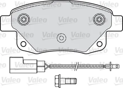 VALEO 541736 Arka Fren Balatası (Tk) Transıt 2,2 Tdcı / 2,4 Tdcı 2006 ME6C1J2M008AC