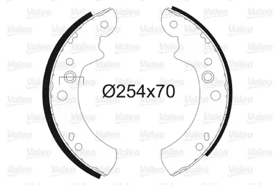 VALEO 562066 Pabuçlu Fren Balatası Ford Transıt Box (T_ _) 2.5 D 6150095