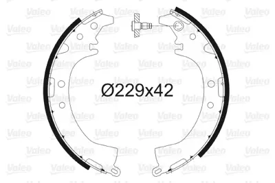 VALEO 562774 Arka Fren Balatası Pabuc Terıos 97>01 Rav 4 Iı 97>00 449542070 449587401000
