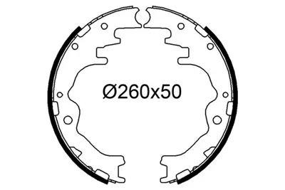 VALEO 564302 Pabuçlu Fren Balatası Mazda Mpv B-Serıe E-Serıe UBY22638ZB