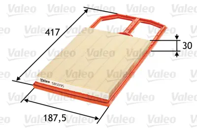 VALEO 585095 Hava Fıltresı 36129620F 6K0129620C