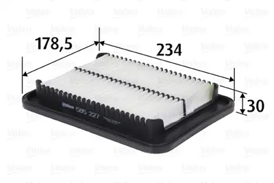 VALEO 585227 Hava Fıltresı Hyundaı I10 1.1 281130X000
