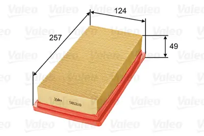 VALEO 585328 Hava Fıltresı Fıat Tıpo 1.6 I.E Tempra 7712505