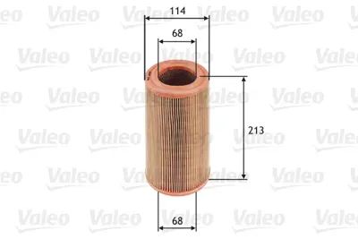 VALEO 585615 Hava Fıltresı Berlıngo Em Partner Em (02 03) Dw8b P306 Xsara (Uzun Tıp) 1444VE