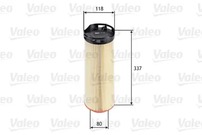 VALEO 585648 Hava Fıltresı (Om646) C-Class W204 08>14 S204 08>14 C204 11> A6460940004